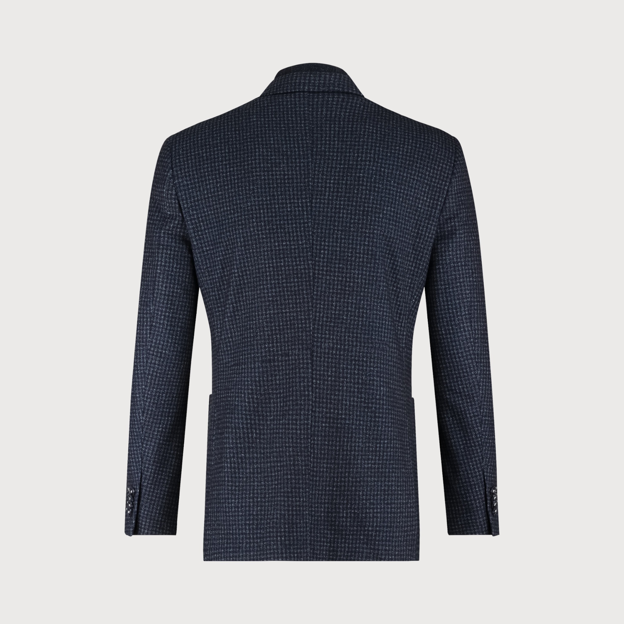 Colbert blauw met ruit. - Afbeelding 2