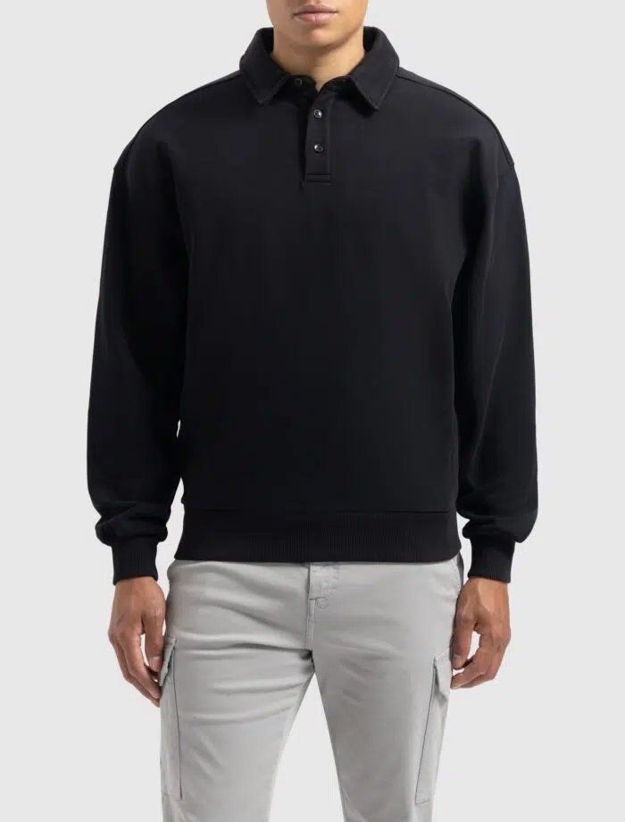 Sideline Wordmark Polo Sweater - Afbeelding 4