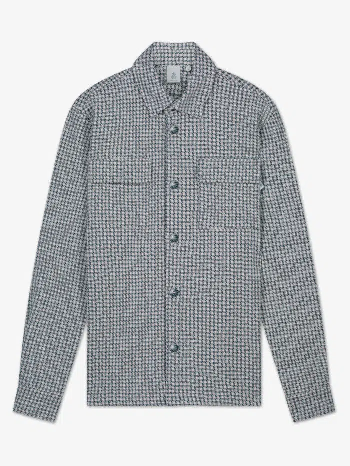 CLOUD KNITTED CHECK SHIRT