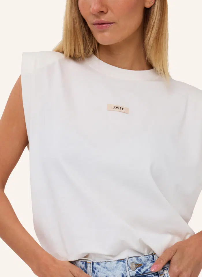 SUE T-shirt with shoulder padding - Afbeelding 6