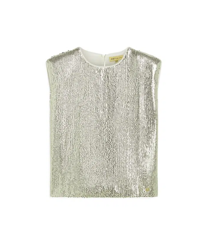 BROOKS straight fit top with sequins - Afbeelding 4