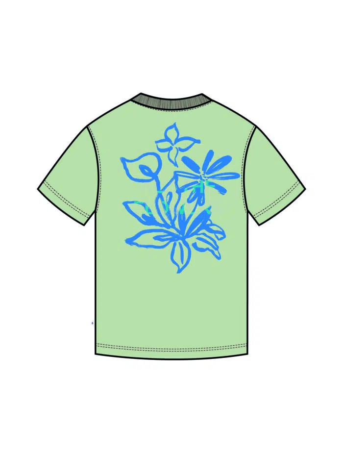 FLOWER ARTWORK TEE
