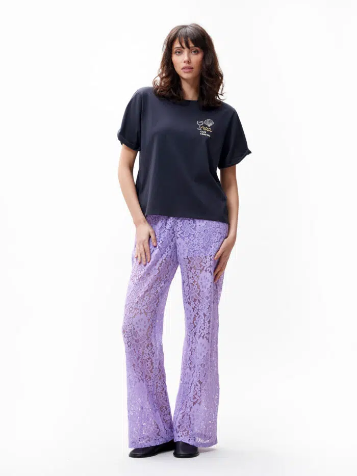 Graphic roll up sleeve Tshirt - Afbeelding 5