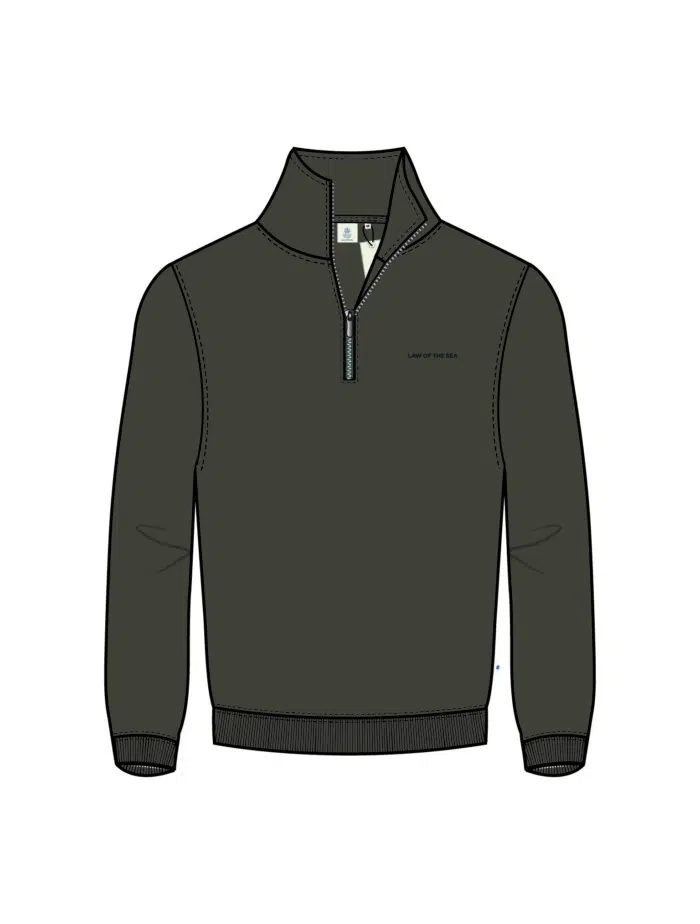 MIND HALF ZIP SWEAT