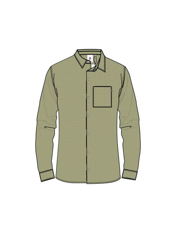 TROY SOFT HERRINGBONE SHIRT