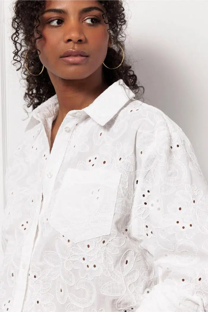 Jitte broderie blouse - Afbeelding 5
