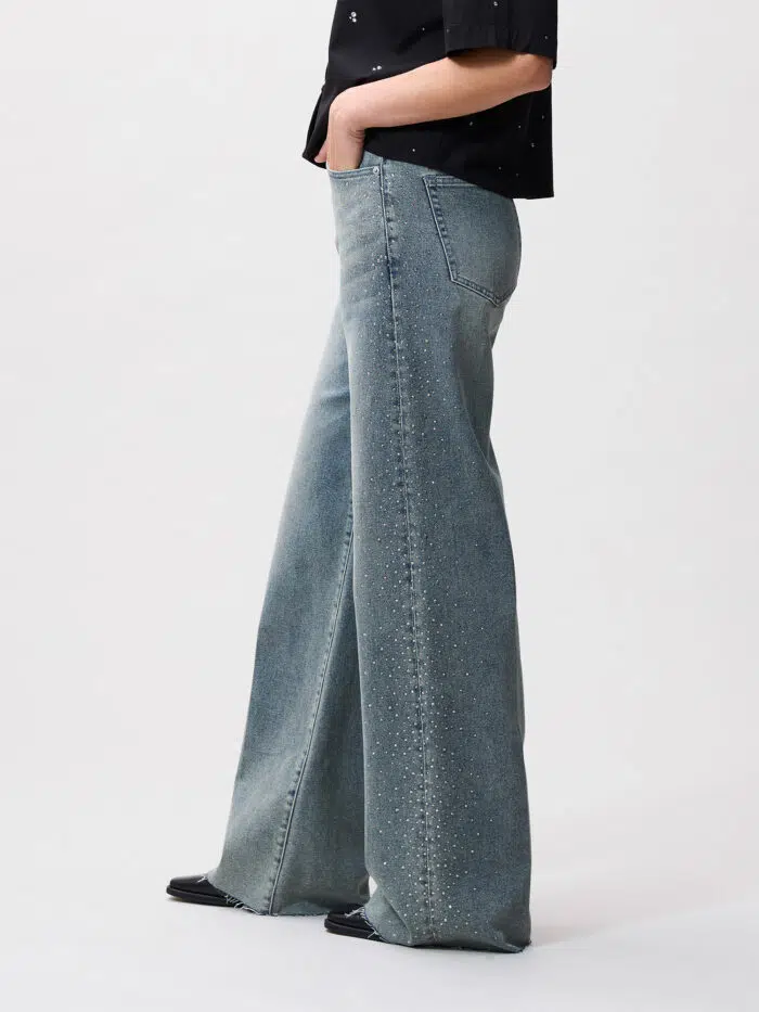 Loose fit jeans with strass - Afbeelding 6