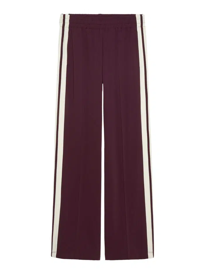 Side button tracksuit trousers